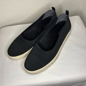 Vionic Uptown Skimmer Black Knit Slip-On Women's Sneakers - Vionic